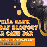 Guests enjoying Bank Holiday weekend at The Sugar Cane Bar in Clapham with Brazilian dancers and cocktails